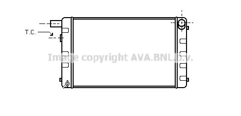 AVA QUALITY COOLING Радиатор, охлаждение двигателя SB2001